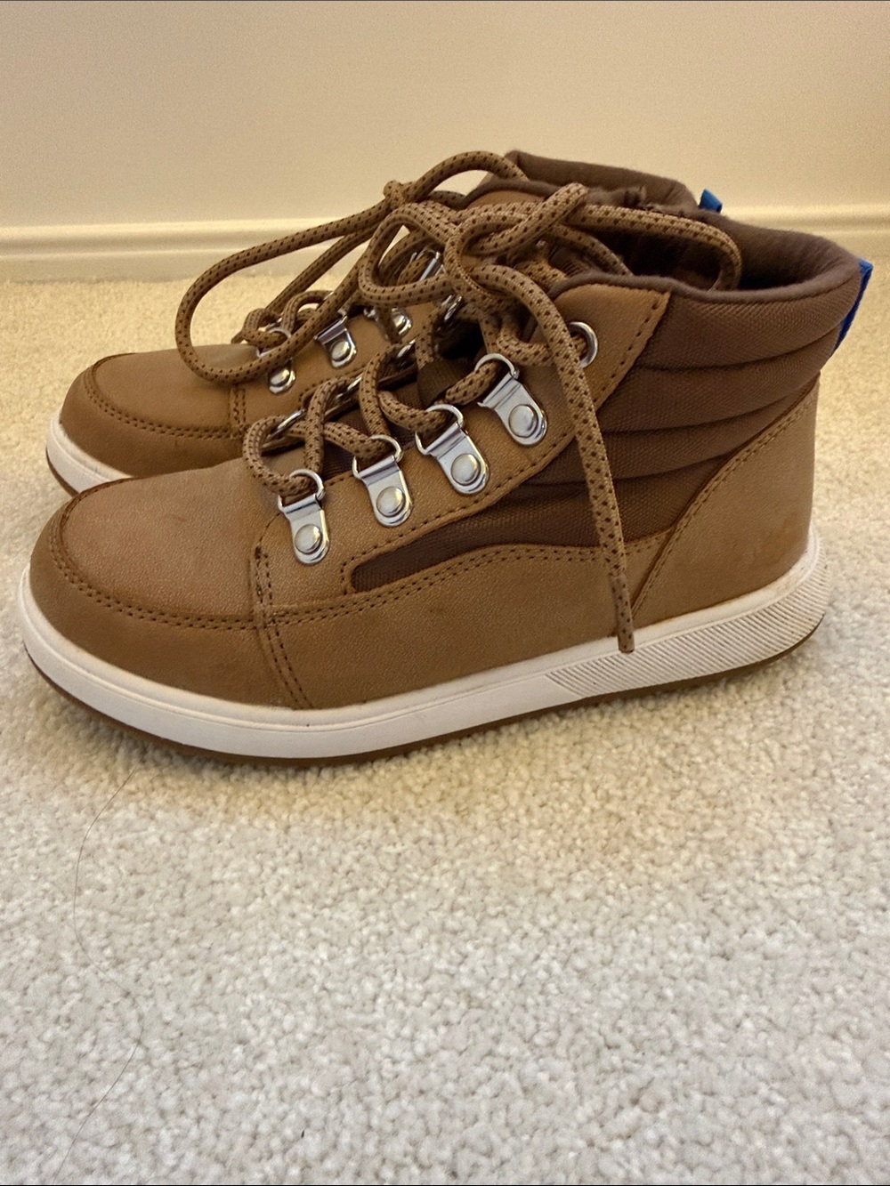 Cat & Jack Brown Lace-Up Sneaker Boots